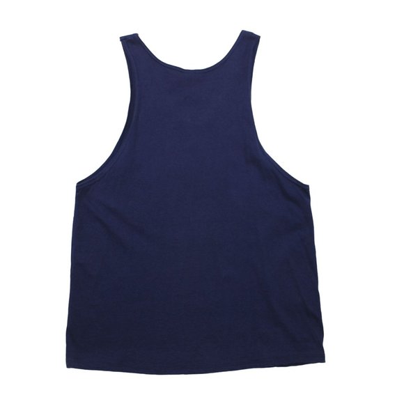 Adidas Vintage 90s Navy Blue Basketball Workout Fitness Mens Sports Tank Top L - Picture 3 of 3
